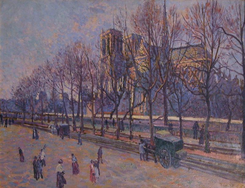 Notre-Dame de Paris, View from Montebello Quay
