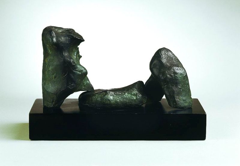 Three Piece Reclining Figure, Maquette no. 1