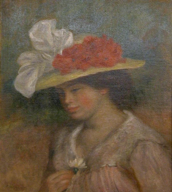 Woman in a Flowered Hat