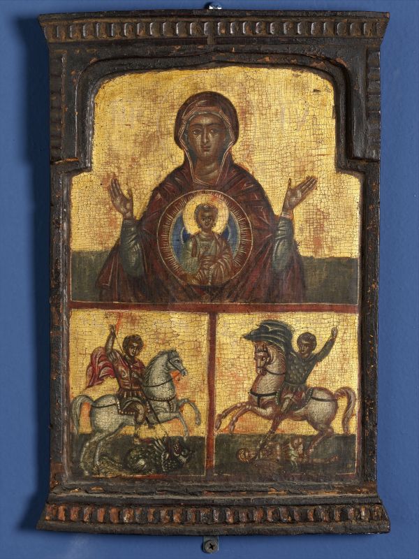 Madonna and Child with St. George and St. Demetrius