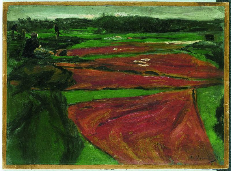 Nets and Sails Spread over a Meadow: Study for the Net Menders