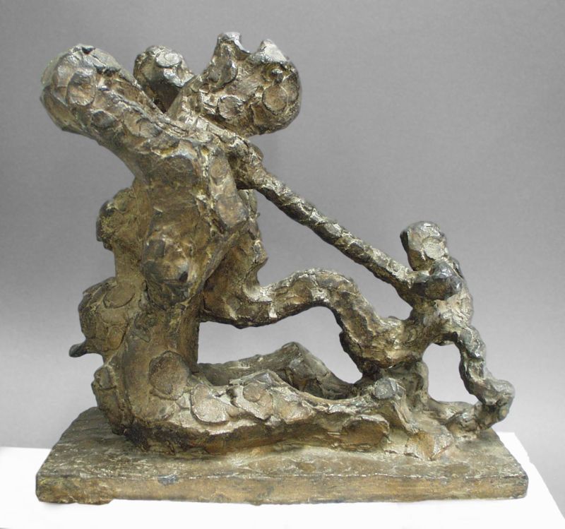 David and Goliath: Maquette No. 3