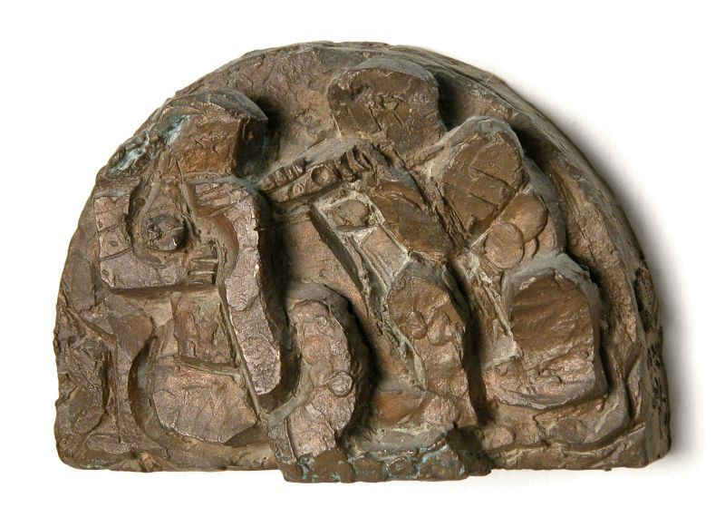 Figures with Musical Instruments: Maquette No. 2