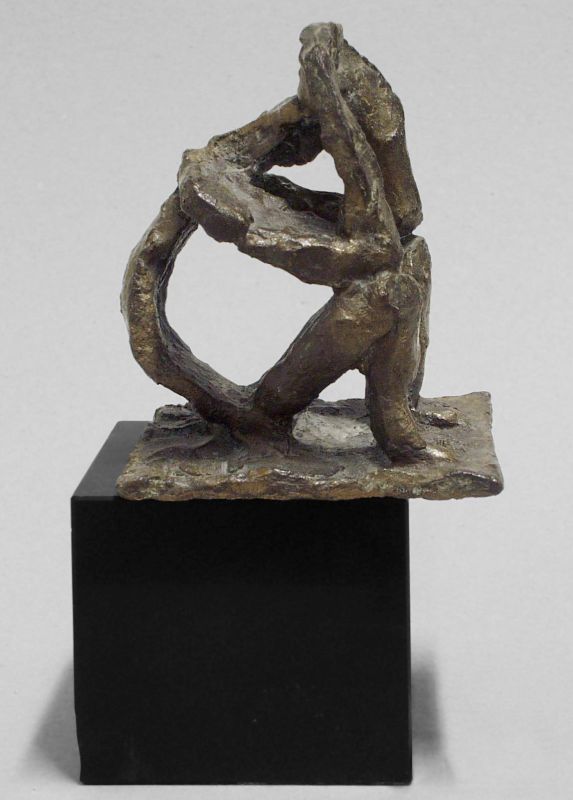 Man Leaning on Elbows