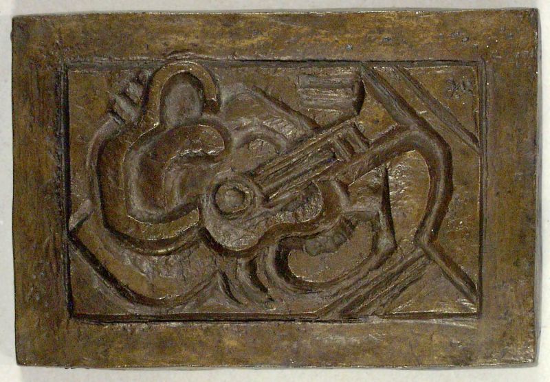 Figure with Guitar: Maquette No. 1