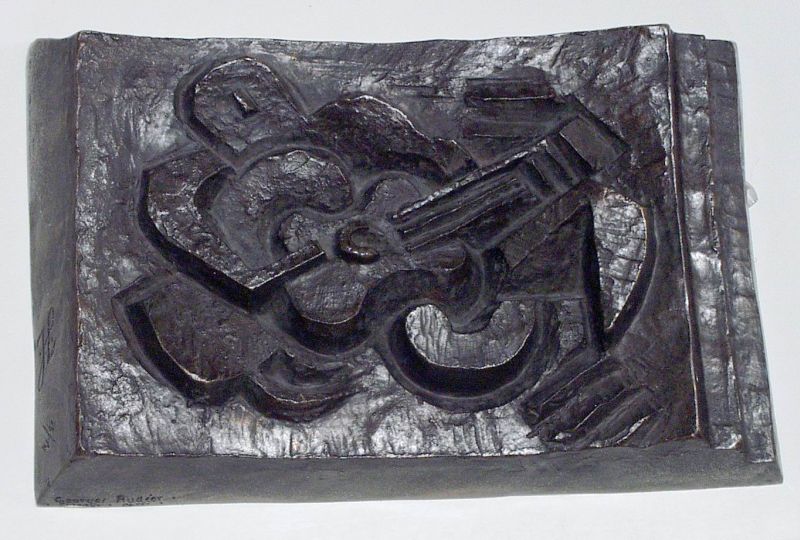 Figures with Guitar: Maquette No. 2