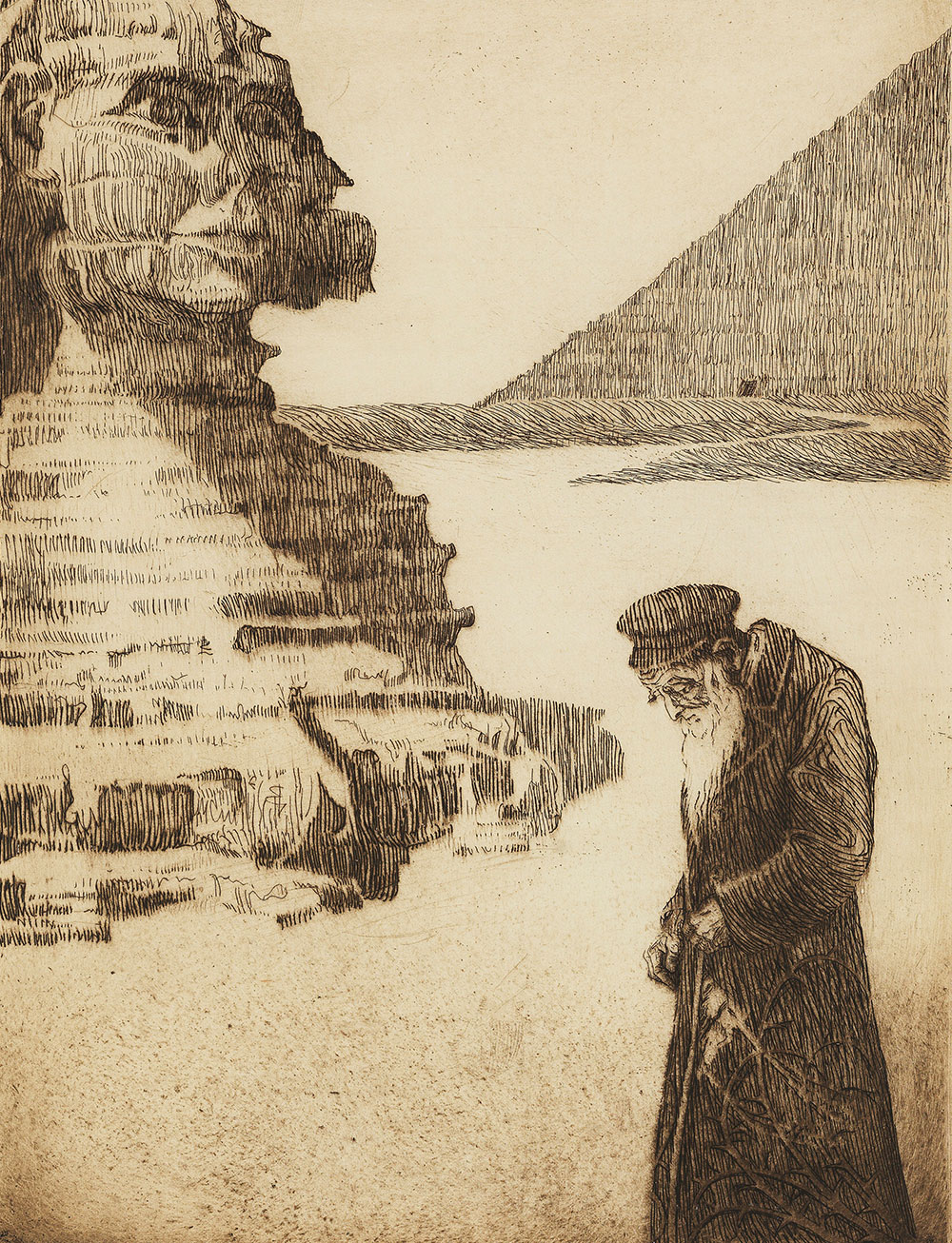 ז'ן-לאון ז'רום, יהודי ליד הכותל, 1868  צ